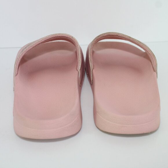 Adidas Women's ADILETTE LITE Mauve Slides Size 5 Signed Gymnast Madi Dagen & Kik - Picture 9 of 13